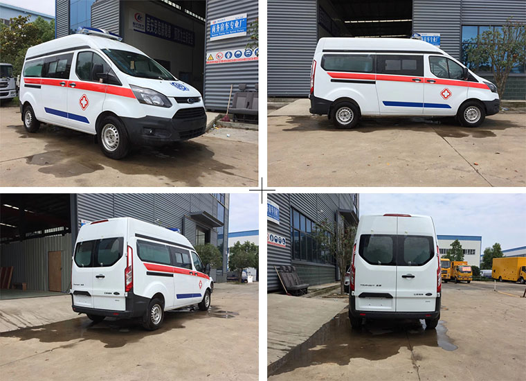 福特新全順V362救護(hù)車(chē)(中軸中頂)
